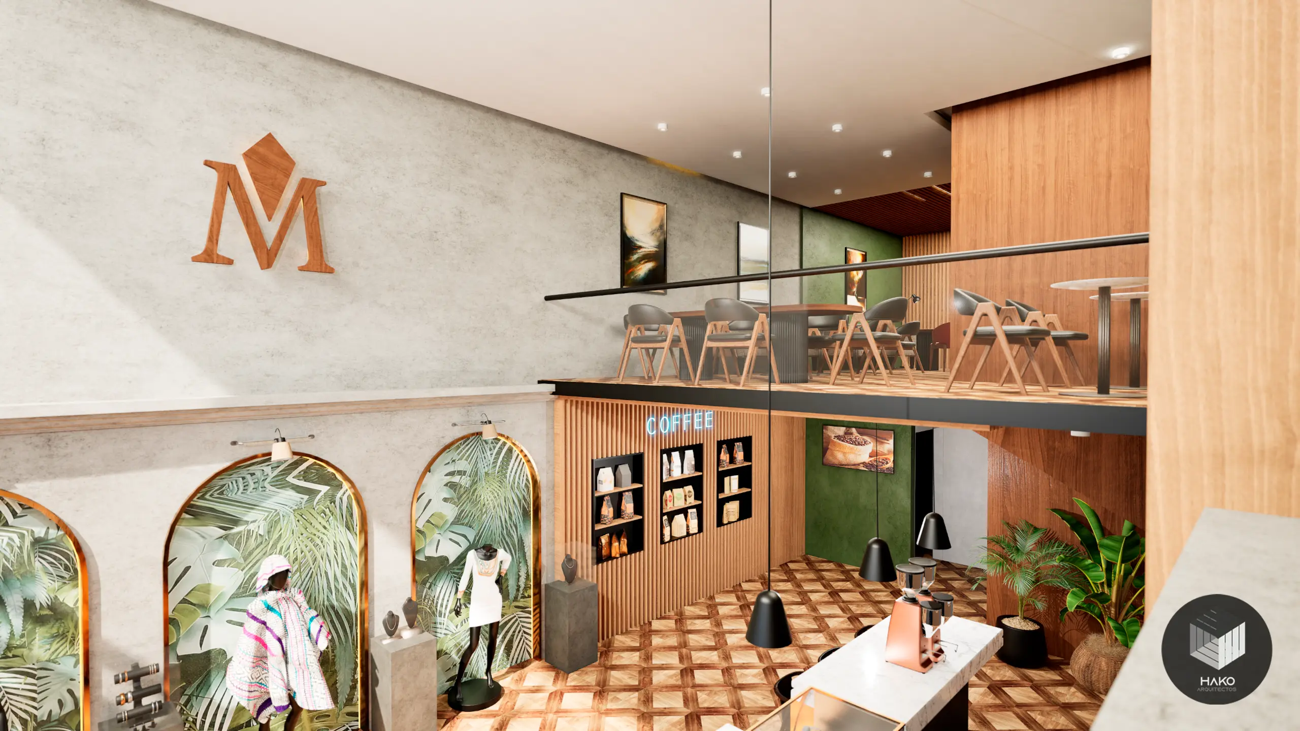 Remodelación de espacio comercial moderno para tienda en Bogotá con diseño funcional y estético