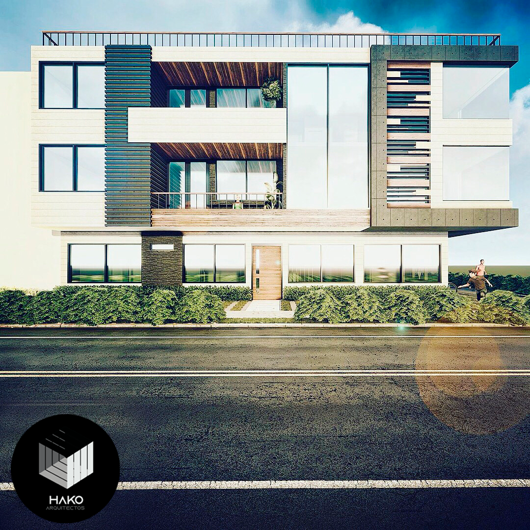 proyecto arquitectónico  de casa moderna en Colombia