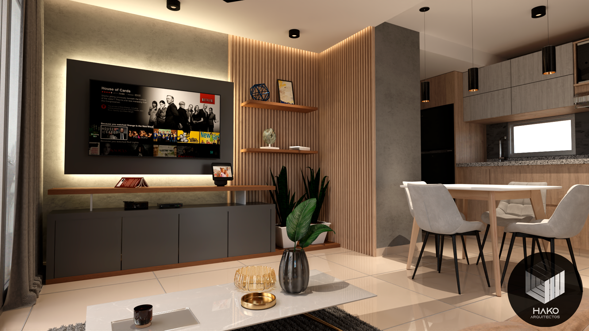 Diseño de interiores en apartamento pequeño optimizado - Villavicencio