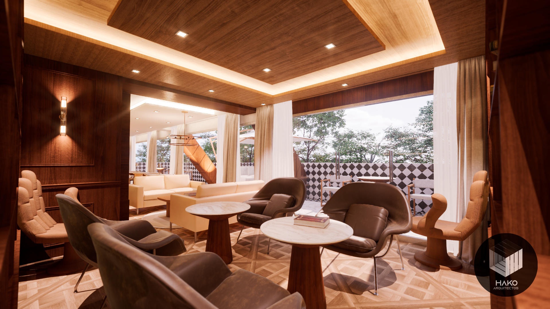 Renders realistas bogotá terraza