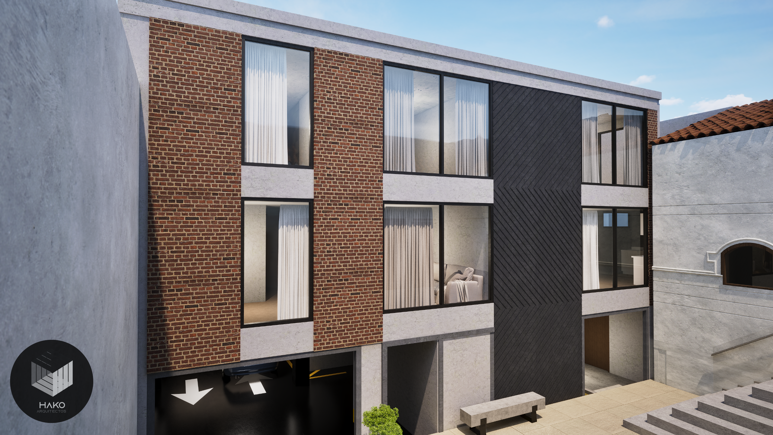 fachadas de apartamentos